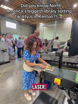King County Public Library’s Central Sorter just opened in Renton! The KCLS Central Sorter supports the 50 community libraries in King County. This is also the biggest library sorting facility in North America! It was incredible to learn how the sorting facility works. #publiclibrary #renton #kingcounty #pnwlife #seattle 