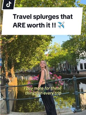I intentionally pay MORE (sometimes hundreds more!) for these things when I travel and it’s worth it every time! #budgettravel #worthit