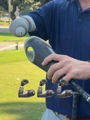 Close up look at how I put my prosthetic on the club 🦾 . . #adaptiveathlete #adaptivegolfer #golf #prosthetics #neverquit 