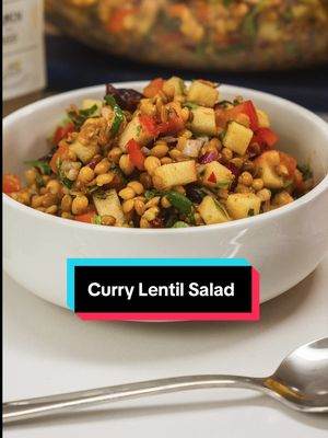 Save this recipe to your “Easy recipes” collection • If you’re looking for an easy and healthy dish, this lentil salad recipe is a must-try! Bursting with fresh, zesty flavors and a perfect balance of textures, it’s a versatile dish that’s as satisfying as it is delicious.  It has a slight sweetness and a bit of spice. Full of bright citrus and warm spices like cumin, curry powder, and a hint of cinnamon. For an easy meal prep option or a great potluck dish, this easy salad is perfect The whole recipe is on my website, or Google “Andy Curry Lentil Salad”!  • Save this one folks!