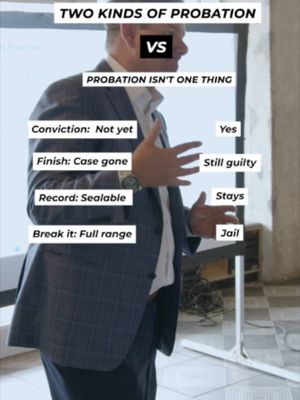 “Just probation” doesn't tell you the whole story. Deferred and straight probation can affect your record and future very differently. One wrong move can also bring serious consequences. Save this before accepting a probation deal. #TexasCriminalDefense #Probation #CriminalLaw #TexasLaw #WestTexasTough #KeithAndLorfing
