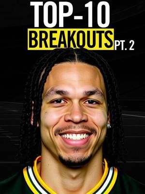 ⬆️ Check my profile to get my Top-150 Top-10 Fantasy Breakouts (Part 2) I'm risking my house on these 5 players to break out in fantasy... but last year we took Drake Maye, Emeka Egbuka, and Javonte Williams in this exact video, so listen up. Number 5 = Jaxson Dart. Finished 2nd among QBs in rushing touchdowns and was an every-week starter... Ranking 3rd in points per dropback even without Malik Nabers for much of the season. With a healthy supporting cast, he's about to go off. Number 4 = Josh Downs. Everyone's talking about Alec Pierce's deep-ball, but he's hurt, and Michael Pittman is in Pittsburgh... Downs is now the top target earner in the offense. One of the best values on the board. Number 3 = Omarion Hampton. On pace for 300 touches and 60 catches before the injury... but still averaged RB1-level fantasy points per game. Now Mike McDaniel is calling plays — the coach who unlocked De'Von Achane. Hampton has legitimate Top-3 upside. Number 2 = Isaiah Likely. We've seen the flashes... but now he finally has the opportunity. The Giants have featured him as one of Jaxson Dart's favorite targets in camp, and he steps into Wan'Dale Robinson's 140 vacated targets. But the top breakout? It's Christian Watson. #FantasyFootball #FantasyFootballAdvice #FantasyFootballDraft #FantasyFootballTips #FantasyFootballLeague