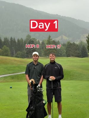 Day 1 of Nic trying to beat Tim over 3 holes!  #18pars #golf #golfswing 