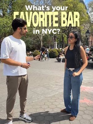 What's your favourite bar in NYC? Comment below! And don't forget to order DHM Detox Recovery Blend for the next time you go out 🙌  #nycbars #nycnightlife #newyork #streetinterview #newyorkcity 