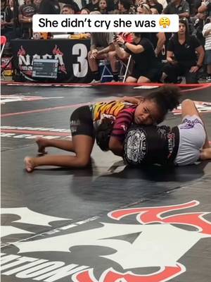 Nalah won the first match by arm bar and she lost the second by points. She was determined to win the final match #jiujitsu #wrestling #mma #fatherdaughter 