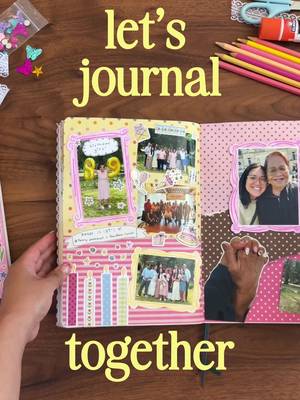 a journal spread for my grandmas 89th birthday! 🥳🩷 I am a grandmas girl, okay! she is my best friend in the whole world and being able to see her in person this August is my greatest memory (+ spending time with my Philippines family in Canada of course) Her favorite memory, on the other hand, is probably shopping at @TJ Maxx  Journal is @LEUCHTTURM1917 Canada  Printer is @Liene Photo Printer  Scrapbook paper @Junk.Journal.Junkie  Whimsical stickerbook @TINY STORE 🍎 