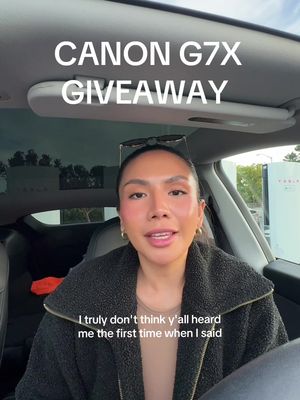I’m giving away a Canon G7 X Mark II 📸🎉 To celebrate 52K on Instagram and 32K on TikTok, one of you will win the viral digital camera everyone has been searching for! HOW TO ENTER: 1. Follow me on TikTok @zoe_gabon and Instagram @zoegabon  2. Tag 2 friends in the comments 3. Repost this video BONUS ENTRY: Share this giveaway to your Instagram Story and tag me so I can see it. All entries will be checked 👀 Open to the U.S. and the Philippines. Giveaway ends September 18. The winner will be announced September 18 at 10 AM PT on my TikTok and Instagram Stories. This giveaway is not sponsored, endorsed, administered by, or associated with Canon, TikTok, or Instagram. #CanonG7XGiveaway #CanonG7XMarkII #CameraGiveaway #GiveawayUSA #GiveawayPhilippines Canon G7 X Mark II giveaway, viral digital camera giveaway, content creator camera, vlogging camera giveaway, compact digital camera, TikTok camera giveaway, USA giveaway 2026, Philippines giveaway 2026, Canon PowerShot G7 X Mark II, free Canon camera, Canon camera giveaway, Canon G7X camera, point-and-shoot camera giveaway, photography giveaway, creator gear giveaway, camera giveaway for creators, digital camera giveaway USA, digital camera giveaway Philippines, Filipino creator giveaway, camera for beginner content creators, beginner vlogging camera, YouTube vlogging camera, TikTok content creation camera, Instagram content creator camera, social media video camera, influencer camera setup, content creation equipment, creator camera essentials, camera with flip screen, digital camera with built-in flash, pocket-sized vlogging camera, travel content camera, lifestyle creator camera, beauty content creator camera, best camera for TikTok videos, best camera for Instagram Reels, best camera for YouTube videos, popular digital camera, trending Canon camera, viral TikTok camera, hard-to-find digital camera, camera for photos and videos, compact camera for traveling, free creator equipment, US and Philippines giveaway, international creator giveaway
