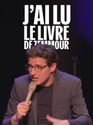 J’ai lu le livre d’Eric Zemmour et j’ai été déçu…SEULs, mon dernier spectacle, est dispo en VOD 👉 lien en bio ! #humour #sketch #haroun #livre #zemmour