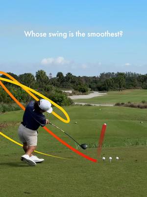 Who’s got the smoothest swing? @Chazonehunit @Bryan Bros Golf @Holein1trickshots 