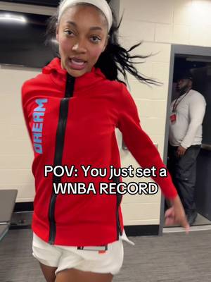 Most offensive rebounds in a season in WNBA HISTORY. 🙂‍↕️ (via @Jazzymonnn) #WNBA #angelreese #atlantadream #ahha 