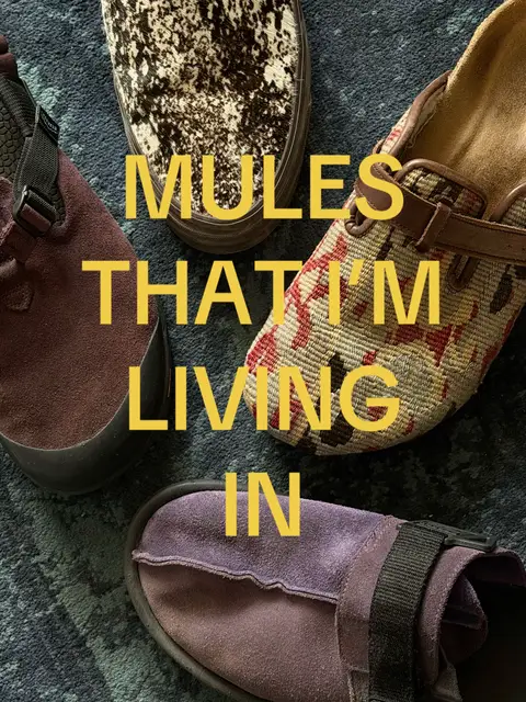 Here are some of my favourite and most worn mules in my rotation. Two of these are for outing and abouting and the other two are chilling in. All of them have wider/comfortable toe boxes but the Vans took a few wears to feel right. #mules #clogs #shoes #houseshoes #footwear 