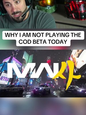 WHY I AM NOT PLAYING THE  COD BETA DAY ONE