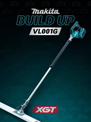 Our new 40V XGT Cordless Screed. Coming in September. #makitauk #xgt #screed #fyp #powertools
