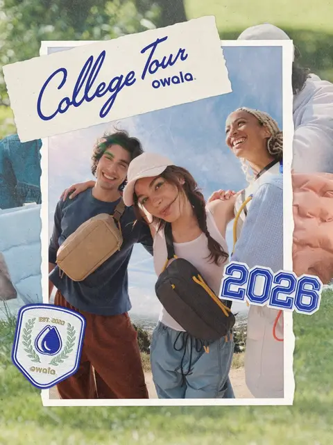 Owala's College Tour is BACK and we're bringing the fun to 10 campuses this fall. 🎉📚⁣ ⁣ What to expect when we show up? Bottle engraving, heat-press customization, exclusive tour merch—including tees, crewnecks, socks, and pennant flags—and the Human Claw Machine (yes, you heard that right 😉).⁣ ⁣ Here's where to find us this fall: 👇⁣ • 9/9: USC⁣ • 9/14: Utah State⁣ • 9/17: U of Arizona⁣ • 9/21: Texas A&M⁣ • 9/24: University of Oklahoma⁣ • 9/28: Ohio State⁣ • 10/1: NC State⁣ • 10/5: Clemson⁣ • 10/8: Ole Miss⁣ • 10/12: Auburn⁣ ⁣ Drop your school in the comments if we’re headed your way and send this to a friend whose campus is on the tour. #Owala #FreeSip #collegetour #college #events 