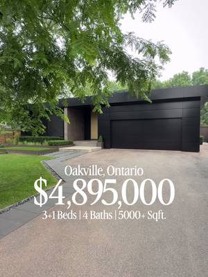 This $4.9M Oakville bungalow has a rooftop terrace and a home elevator 👀✨