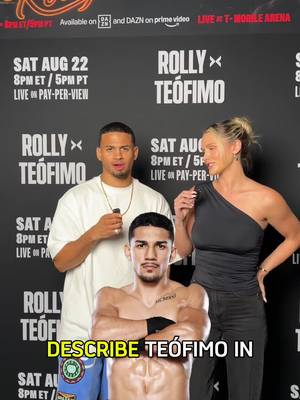 Rolly x Teofimo tomorrow night live on @DAZN #rollyromero #teofimo #boxing 