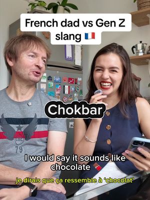 Asking my French dad to use Gen Z slang CHOKBAR I'm so shook did he actually get it right? 😭💖 for my French learners 🥹 “CHOKBAR” is verlan for choquée, it means I'm shocked / I'm shook ✨ super casual Gen Z Paris slang, not textbook French at all! I'm right between Gen Z and millennials so this is fun for me too haha 🫶 learning it with you! save this & send it to your French learning bestie! Would you like to hear others? tell me which slang I should teach him next! 👇💬 #frenchslang #chokbar #learnfrench