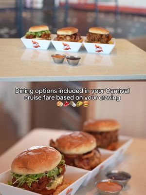 POV: your biggest decision onboard is tacos, chicken, sandwiches, brunch or bagels 🤩 #CarnivalIsCalling