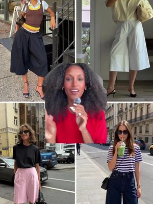 Okkkk how do we feel about culottes being back?? #fallfashion #fashiontrend 