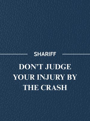 The crash looked minor. The injury wasn’t. That’s exactly why a medical evaluation matters, even when a fender bender doesn’t seem serious at first. Low impact crashes can still cause real harm. Whiplash, concussions, and soft tissue damage often don’t hurt right away, sometimes showing up hours or even days later once adrenaline wears off. Skipping a doctor’s visit because the damage “didn’t look that bad” can backfire in two ways: an untreated injury getting worse over time, and an insurance company later questioning whether the injury is even related to the crash, simply because there’s no early medical record to prove it. A small dent doesn’t always mean a small injury. Only a proper evaluation can confirm what’s actually going on. Follow Shariff Law for why even minor looking crashes deserve medical attention. #injurylawyers #lawyers #texasinjurylawyers #houstonlawyers 