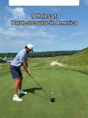 Can I break par at the hardest golf course in America? #golf #golftiktok #9holes90seconds 