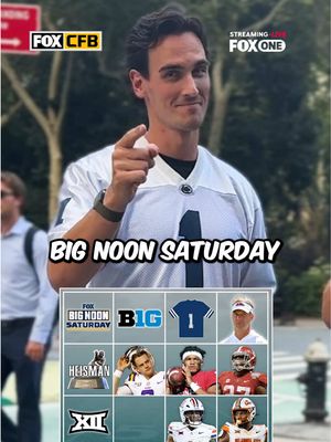How many college football trivia questions did you get? Big Noon Saturdays are streaming live on @FOX One all season long. #FOXOnePartner #CFBonFOXOne 