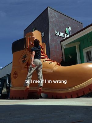 find the big boot at @Timberland new store in Cherry Hill, NJ