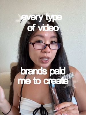 here’s every type of videos I’ve been hired to create for brands! These are for both UGC or to post :) Also as someone who’s also worked on the brand side hiring creators, these are common formats brands hire and sometimes seek specific creators to perform them (especially skits) It helps to show as many diverse formats videos on your page as possible too because that’s how I’ve gotten brands request to work with me because they’ve seen specific videos I’ve done 😊  Follow along for more tips and the next part! ✨ #ugccreator #ugctips #ugcexample 