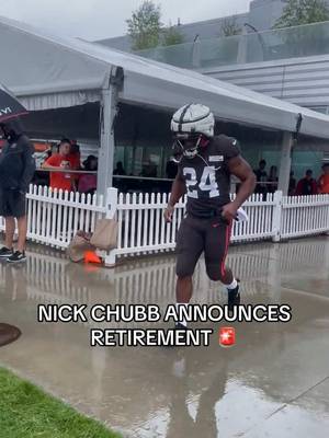 What a career for Chubb 🫡 (@Cleveland Browns) #nfl #nflfootball #nickchubb #retirement #runningback 