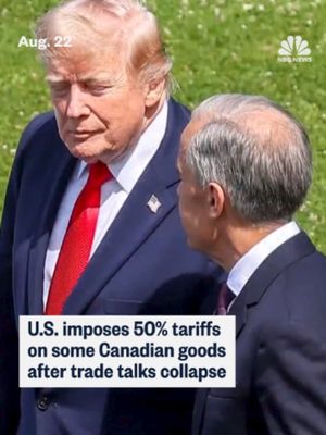 Trade talks with Canada have collapsed, setting in motion 50% tariffs on a wide range of Canadian goods that impact about $20 billion worth of U.S. imports from Canada, according to the U.S. Trade Representative’s office.