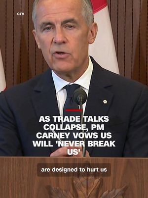 On Saturday, Canadian Prime Minister Mark Carney said last-minute changes in trade talks with the United States “were uneconomic, unfair, and undermined the net benefits for Canada,” and called into question the reliability of any deal. #cnn #shorts #markcarney #canada #uscanada #tariffs #tradewar