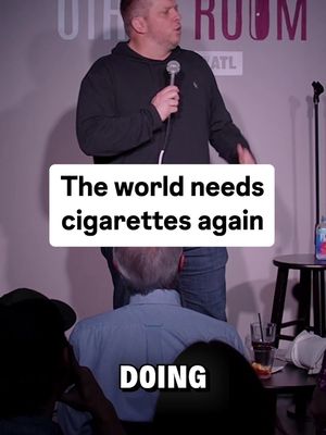 2026 is the year we need to bring back a good ol' fashioned cigarette  #derrckstroup #comedian #comedy #throwback 