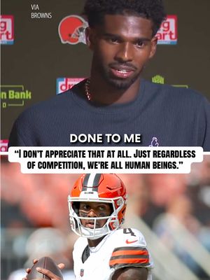 Shedeur Sanders on Deshaun Watson being booed by fans at the Browns’ Week 2 preseason game. (via @Cleveland Browns) #NFL #Browns #cleveland #clevelandbrowns 