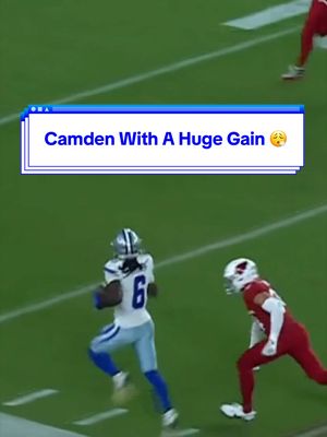 #CamdenBrown with the ball in his hands is dangerous ⚠️  📺: #DALvsAZ on CBS11  📲: Stream on NFL+   #DallasCowboys #highlights #football 