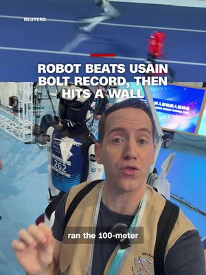 A humanoid robot beat Usain Bolt's 100-meter race record at the World Humanoid Robot Games in Beijing on Saturday. CNN’s Mike Valerio reports from the games as robots go head-to-head in different sports across five days. #CNN #News