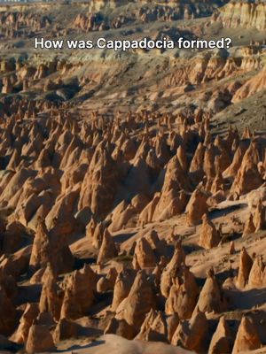 Whether you're viewing it from the air or up close, Cappadocia is one of the most striking landscapes on Earth. 🎥: #EuropeFromAbove