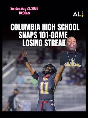 The Columbia HS (Huntsville, AL) Football Team Finally Broke A 101-Game Losing Streak On Saturday Night! How Far Can The Eagles Go From Here? 🏈 🦅#ColumbiaHS #FridayNightLights #Alabama Football #FunnyMaine