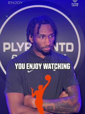 AJ Dybantsa is majorly tapped into the W 👏 @PLYRS UNTD @Enjoy Basketball  #WNBA #NBA #basketball 