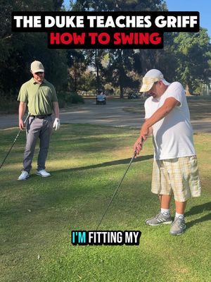 Did The Duke just save @griffpippin swing?!  #golfswing #golf #golfing #PGA #youtube 