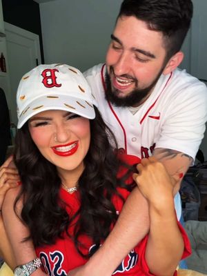 GRWM FOR THE RED SOX GAME!!! #redsox #redsoxgame #grwm #makeup #beauty 