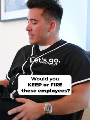 Hired or Fired? Kolin reveals who would and wouldn't keep a job at Amalfi. #FlyAmalfi #Fired #CEO @Amalfi Private Jets 