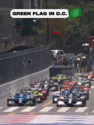 The President of the United States waves the green flag for the Freedom 250 Grand Prix. We are racing in the nation’s capital! 🟢 #indycar #racing #Motorsport