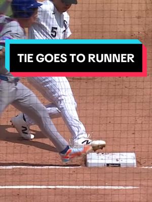 The tie goes to the runner! A.J. Ewing and Munetaka Murakami both make an incredible effort to get to first base 😮‍💨 #MLB #baseball #mets 