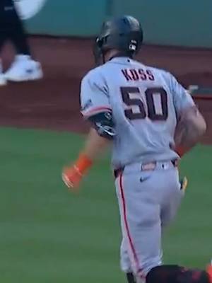 Giants Christian Koss puts the Giants within one as the Red Sox throw it all around the ballpark and gift them a little league home run  #redsox #giants #sports #baseball #MLB