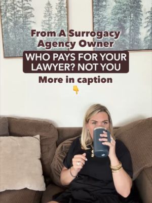 Who pays for your lawyer? Not you. In a surrogacy journey, the intended parents typically cover the surrogate’s legal fees. That means you should be able to have your own independent attorney without worrying about paying out of pocket. Your lawyer’s job is to protect your interests, explain your contract, and make sure you understand your rights before you sign anything. Legal representation is part of the journey and it should never come at the expense of your independence. #surrogacy #surrogate #gestationalcarrier #becomeasurrogate #surrogatelife #surrogatemother #surrogatejourney