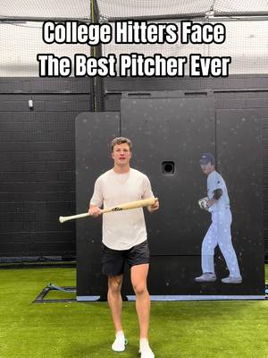 College Hitters Face the Best Pitcher Ever