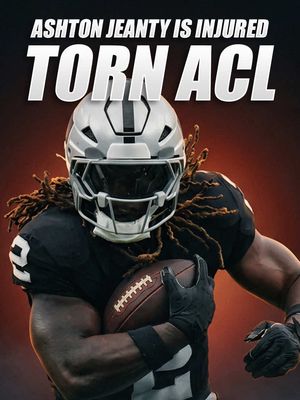 Ashton Jeanty TORE his ACL today.. #nfl #ashtonjeanty #raiders #fantasyfootball #fyp 