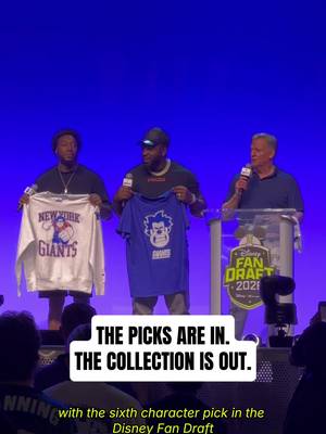 First revealed at the Disney Fan Draft during Fanatics Fest. The full Disney x NFL x Champion collection is live at Fanatics.com.