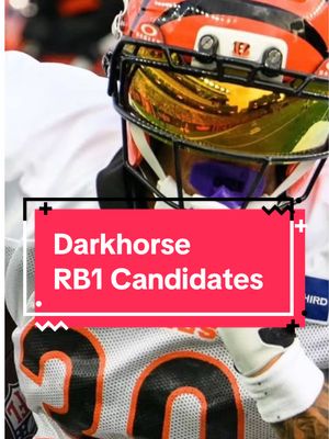 Dark horse RB1 candidates for fantasy football #fantasyfootball #fantasyfootballtips #fantasyfootballdraft #nfl 