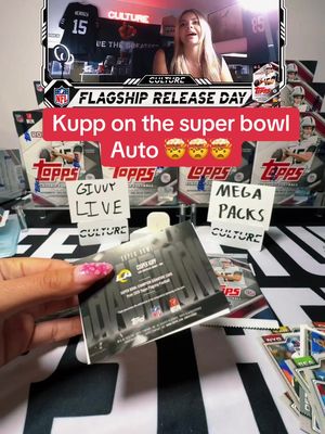 If you're into sports cards, this is your new home. 🏀⚾🏈 Follow for live breaks, massive hits, and nonstop content. LIVE NOW #culturemedia #sportscards #topps #SuperBowl #FYP
